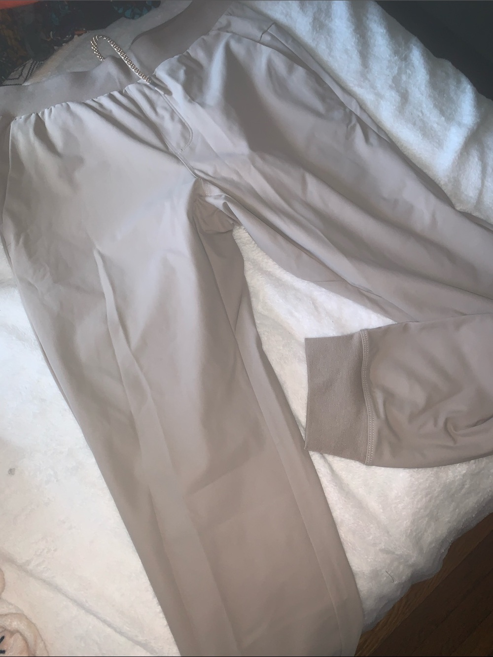 Fabletics Men's Lightweight Drawstring Jogger Pants - Taupe